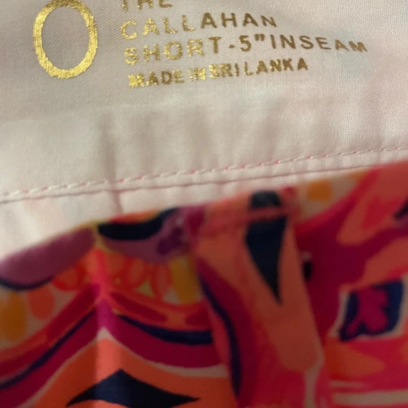 LILLY PULITZER PINK FUSION CALLAHAN SHORTS - Picture 5 of 5